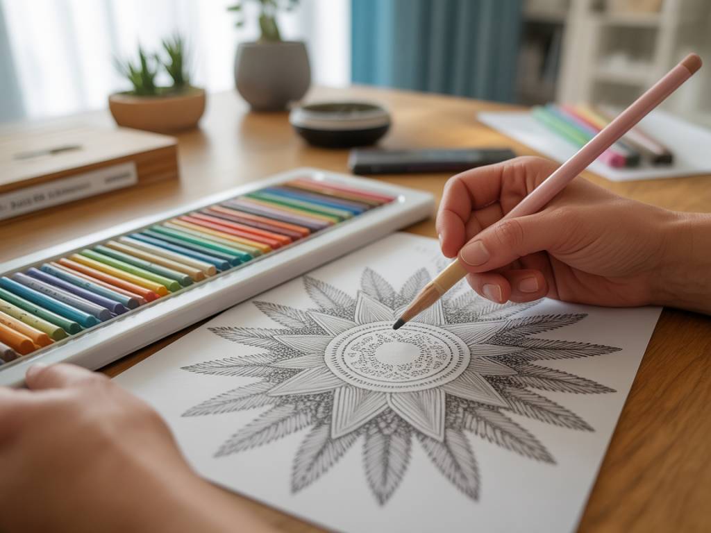 Coloriage et musique relaxante : harmoniser sons et couleurs pour apaiser l’esprit