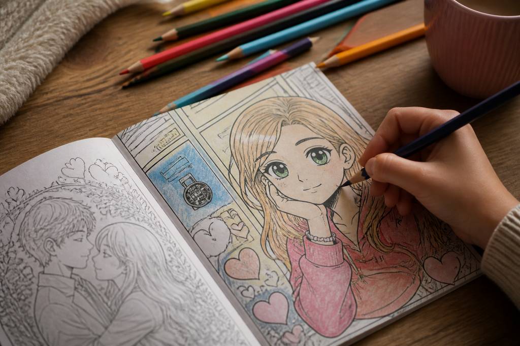 Bd cœur collège tome 6 à colorier pour un moment anti stress