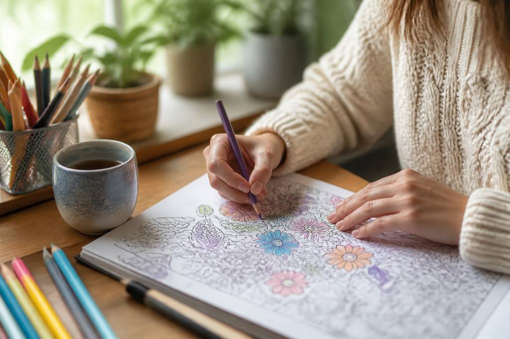 Atelier créatif autour de moi pour un coloriage anti stress relaxant