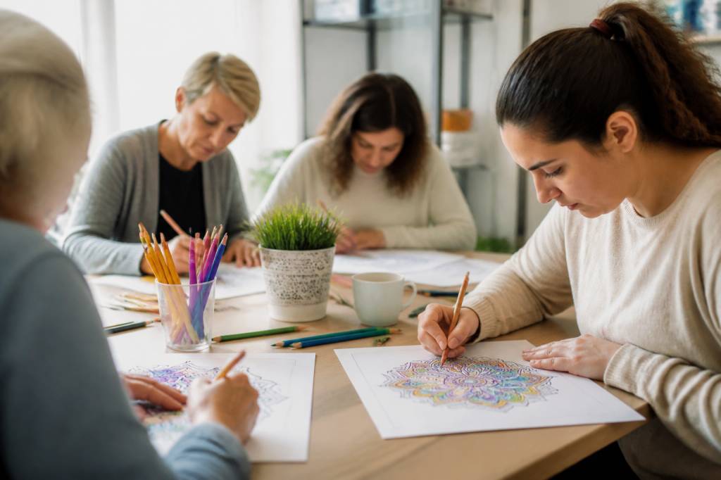 Ateliers créatif de coloriage anti stress pour adultes