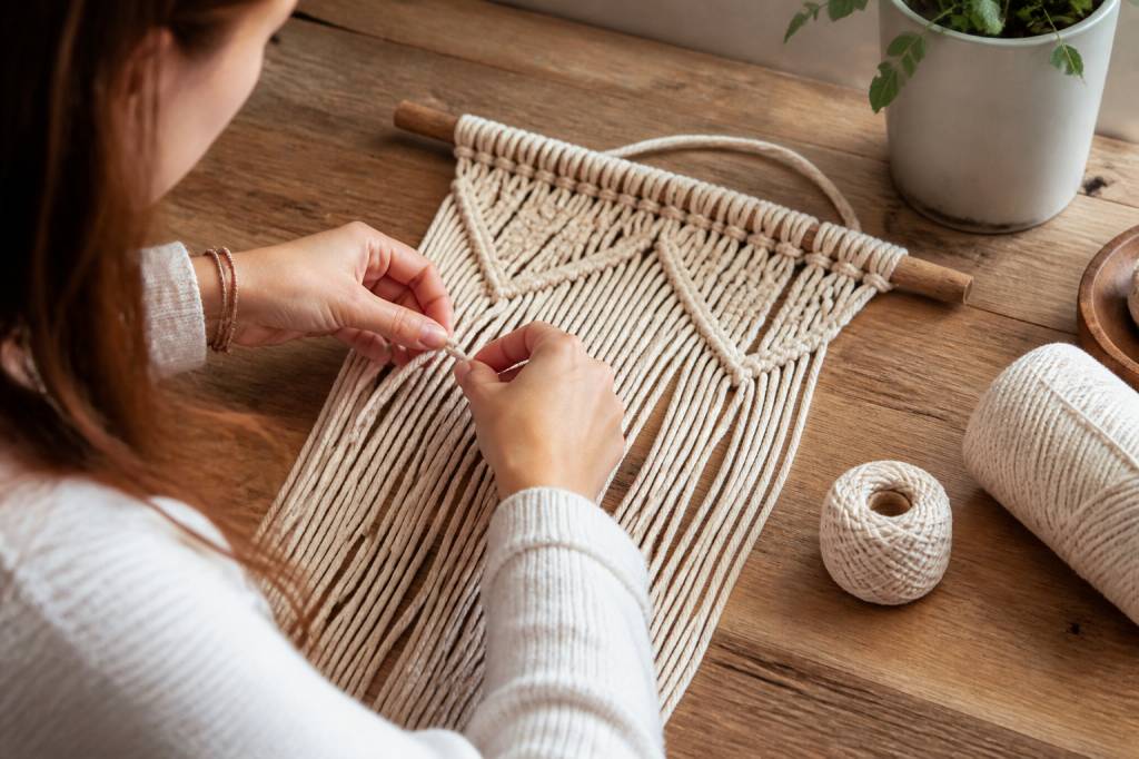 Atelier macramé : coloriage anti stress relaxant et créatif