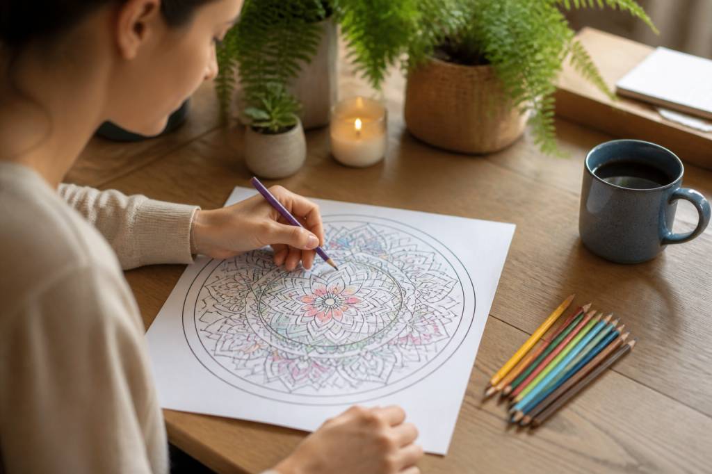 Dessin mandala imprimer : une activité relaxante pour réduire le stress