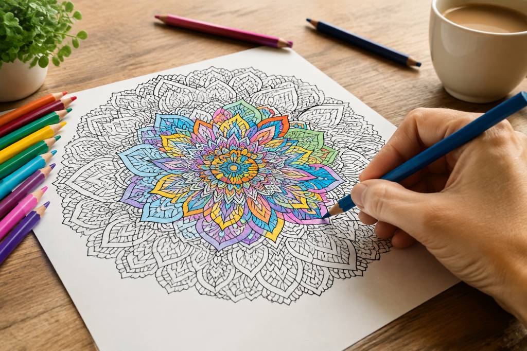 Mandalas difficiles : un coloriage anti-stress pour se détendre et stimuler sa créativité