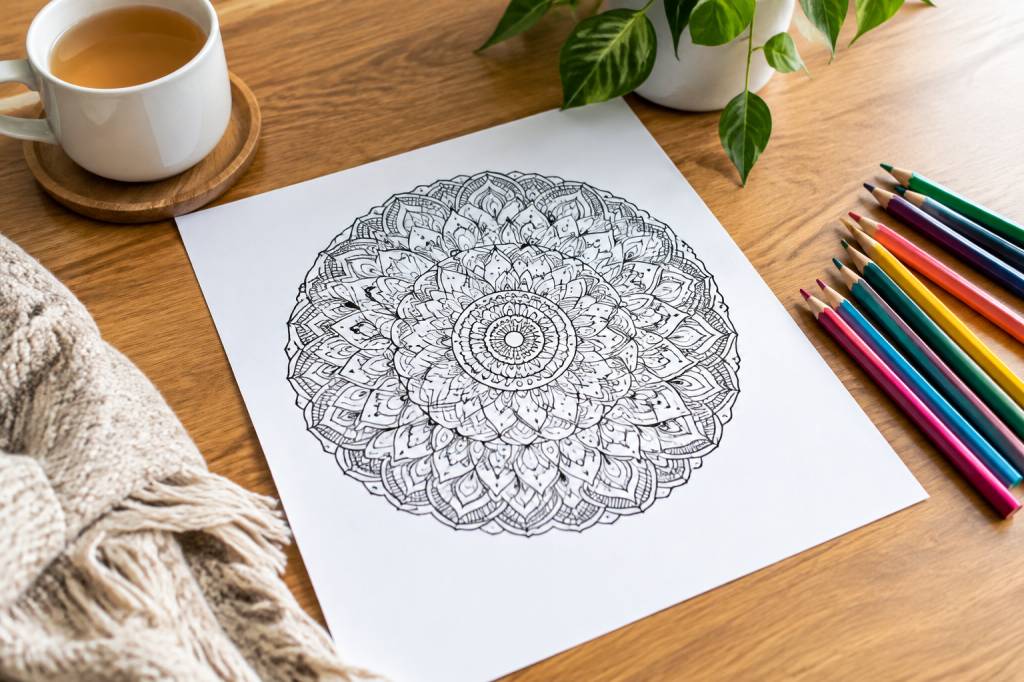 Mandalas à colorier à imprimer pour une pause créative anti-stress
