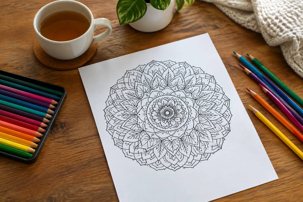 Mandala pour adultes à imprimer : une activité créative anti-stress